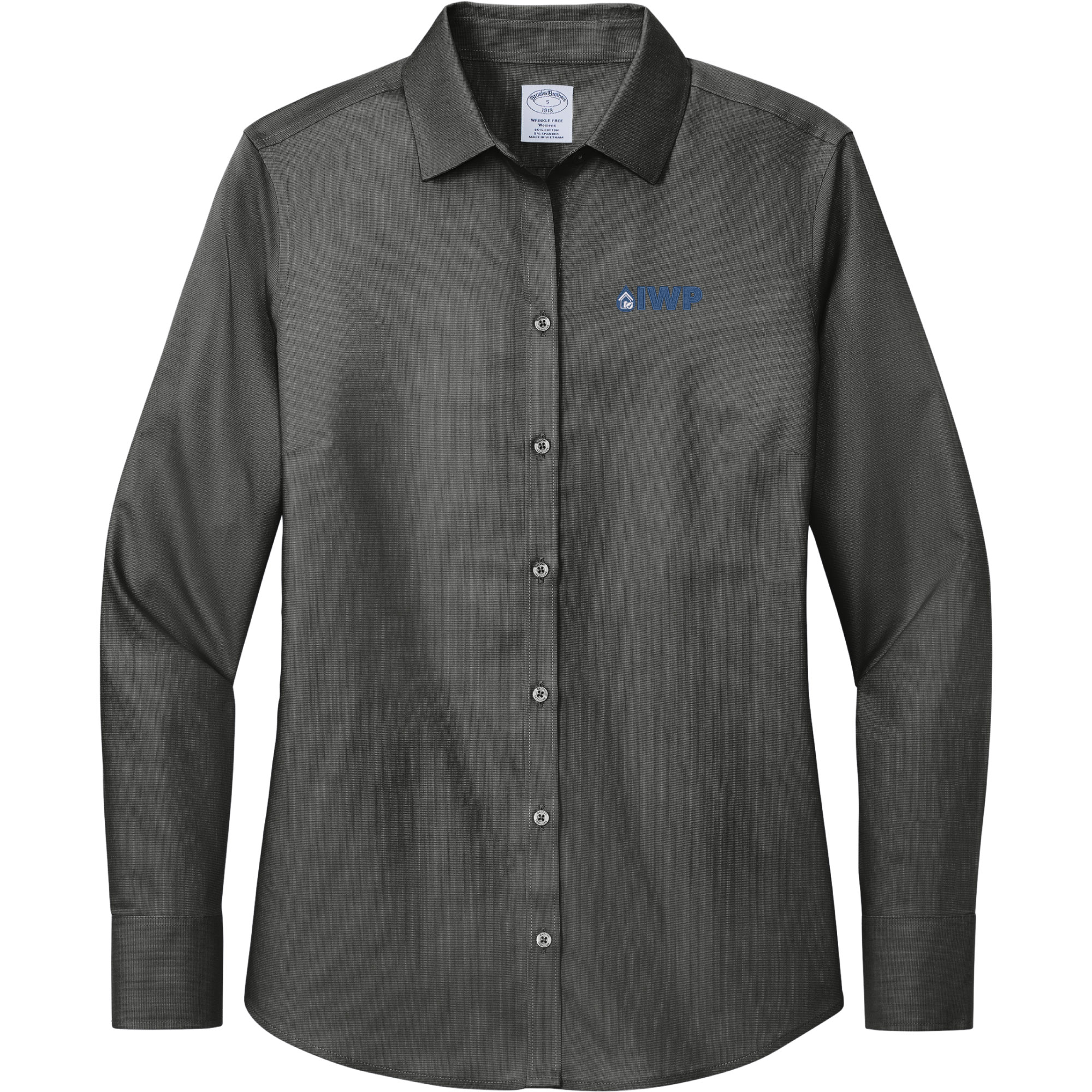Brooks Brothers Ladies Wrinkle-Free Stretch Nailhead Shirt - Image 2