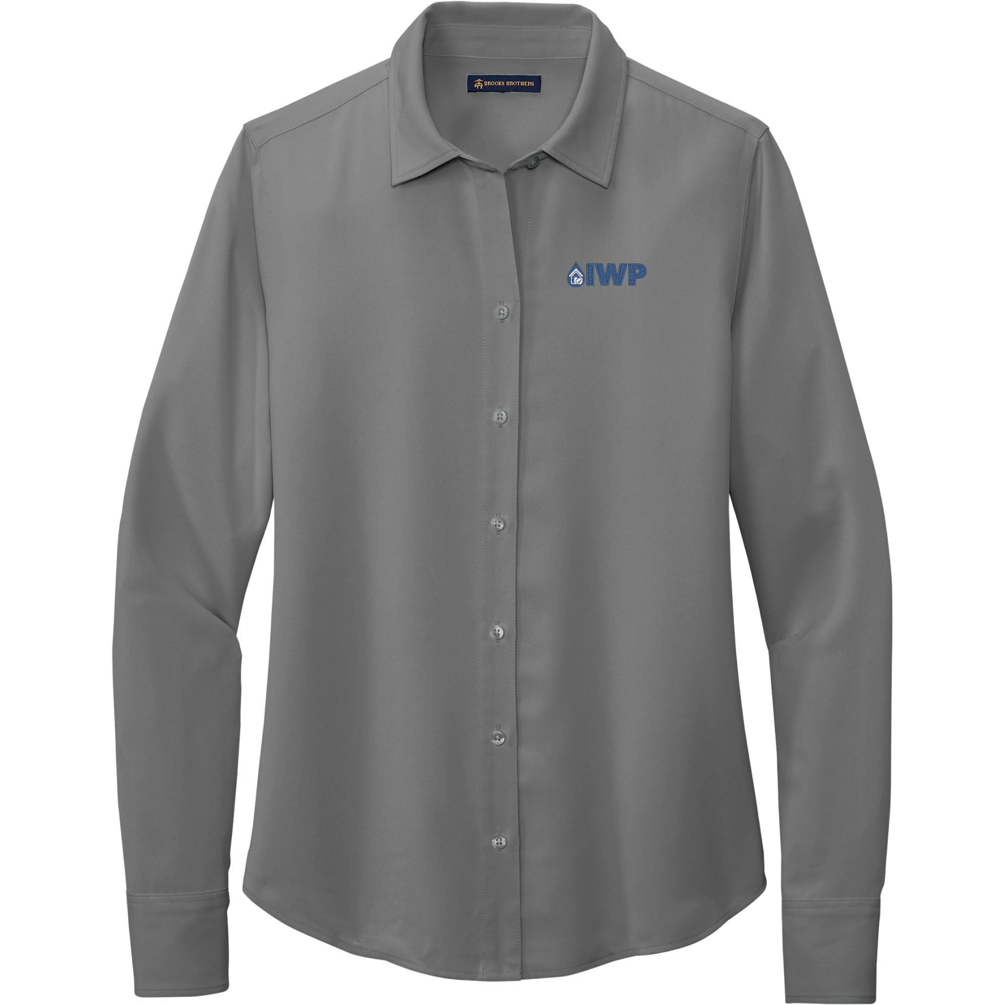 Brooks Brothers Ladies Full-Button Satin Blouse - Image 3