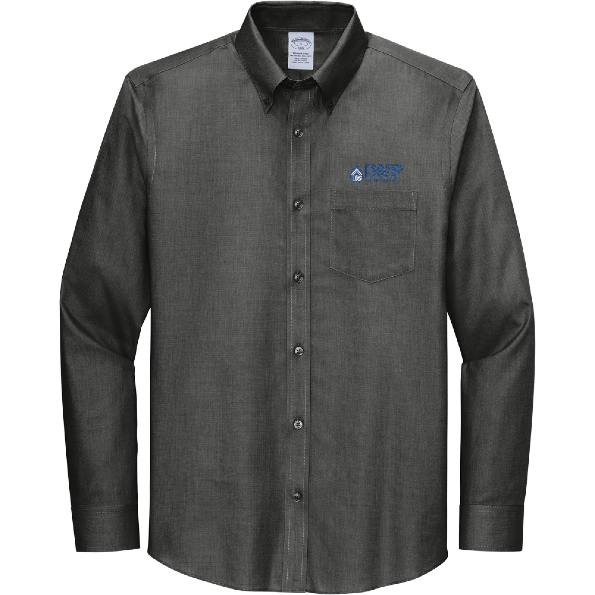 Brooks Brothers Wrinkle-Free Stretch Nailhead Shirt - Image 3
