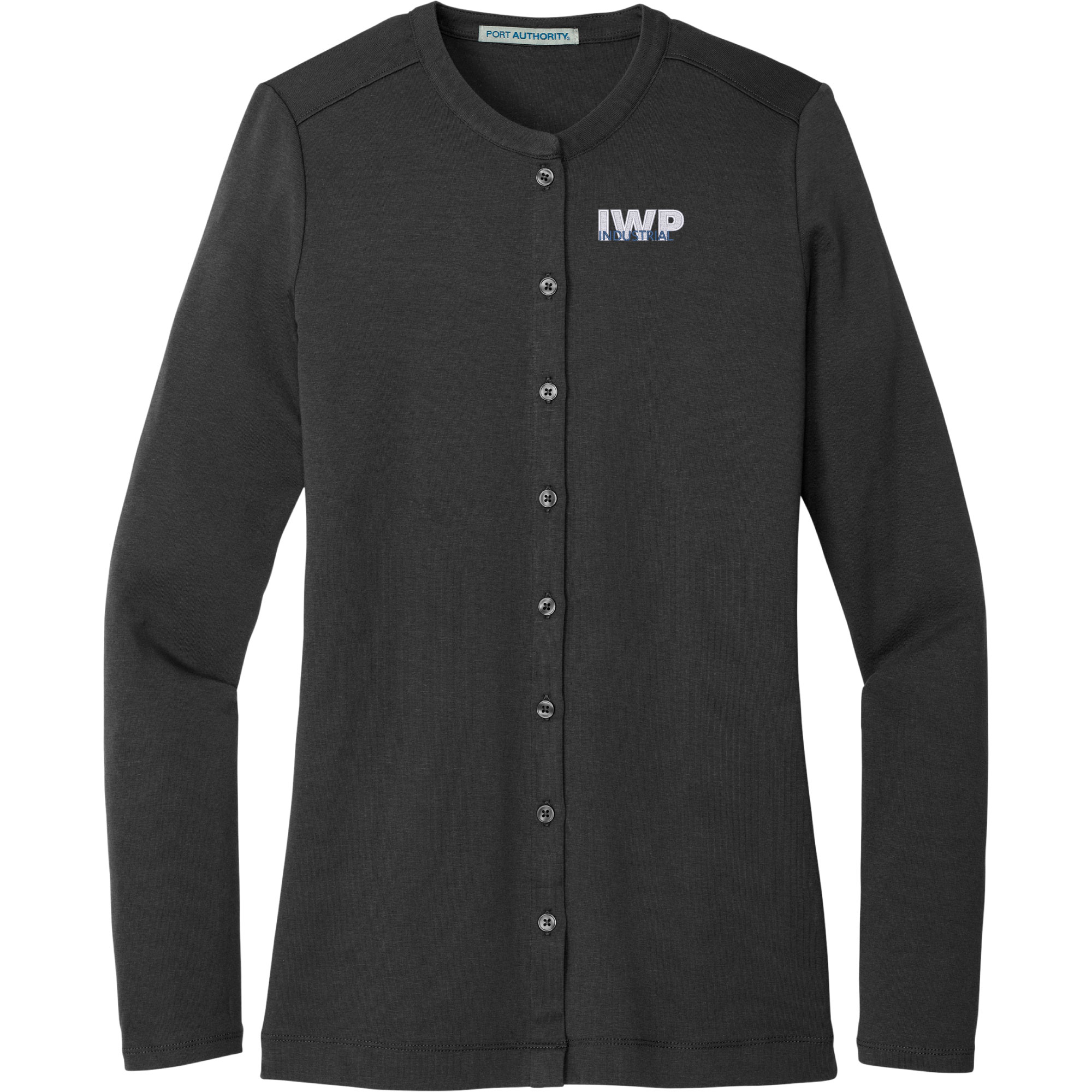 Ladies Concept Stretch Button-Front Cardigan