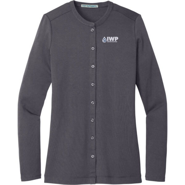 Ladies Concept Stretch Button-Front Cardigan