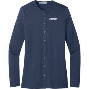 Ladies Concept Stretch Button-Front Cardigan